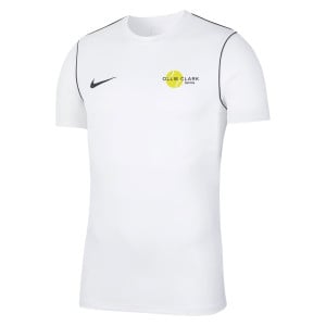 Nike Park 20 Short Sleeve Training Tee White-Black-Black