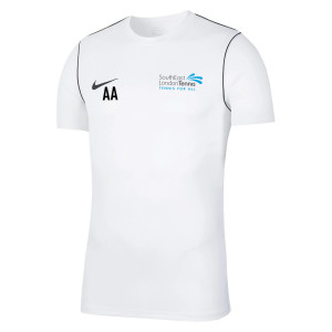 Nike Park 20 Short Sleeve Training Tee White-Black-Black