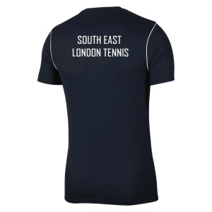 Nike Park 20 Short Sleeve Training Tee Obsidian-White-White