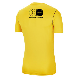 Nike Park 20 Short Sleeve Training Tee Tour Yellow-Black-Black