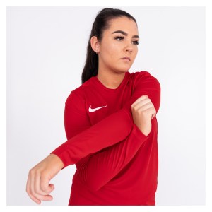 Nike Park VII Dri-FIT Long Sleeve Football Shirt University Red-White
