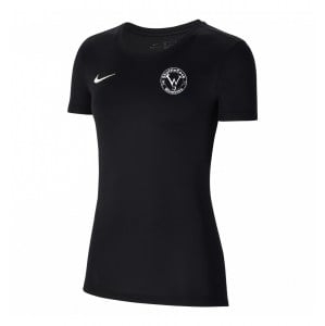 Nike Womens Park VII Dri-FIT Short Sleeve Shirt (W) Black-White