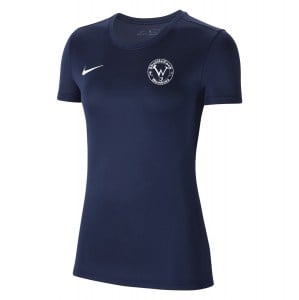 Nike Womens Park VII Dri-FIT Short Sleeve Shirt (W) Midnight Navy-White