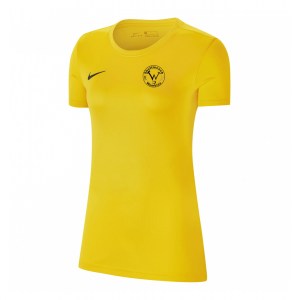 Nike Womens Park VII Dri-FIT Short Sleeve Shirt (W) Tour Yellow-Black
