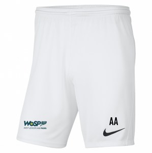 Nike Park III Shorts White-Black