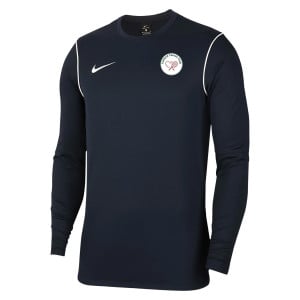 Nike Dri-FIT Park 20 Crew Top Obsidian-White-White