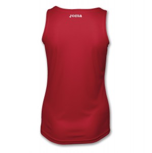 Joma Womens Diana Sleeveless Top Red