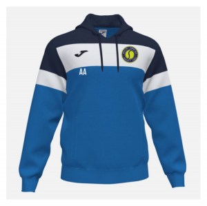 Joma Crew IV Hoodie Royal-Navy-White