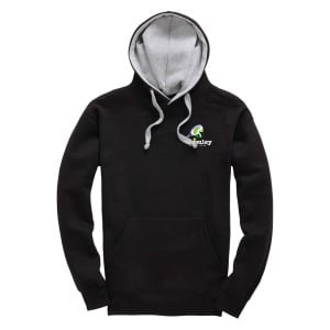 Heavyweight OH Contrast Hoodie Black-Grey