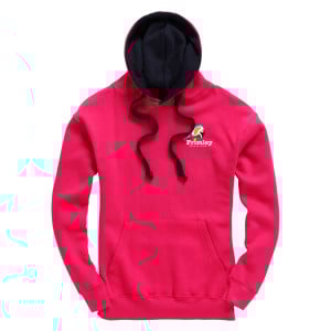 Heavyweight OH Contrast Hoodie Fuchsia-Navy