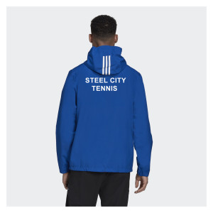 adidas-LP BSC 3-Stripes RAIN RDY Jacket Team Royal Blue