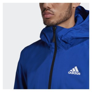 adidas-LP BSC 3-Stripes RAIN RDY Jacket Team Royal Blue