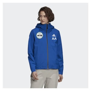 adidas-LP Womens 3-Stripes RAIN RDY Jacket (W) Team Royal Blue