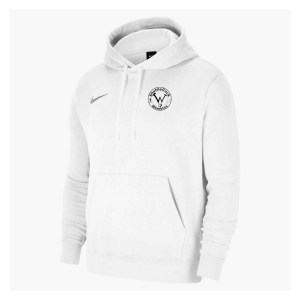 Nike Team Club 20 Fleece Hoodie (M) White-White-Wolf Grey