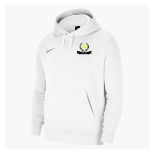 Nike Team Club 20 Fleece Hoodie (M) White-White-Wolf Grey