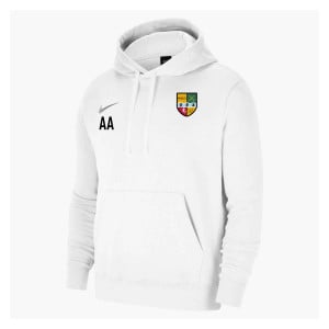 Nike Team Club 20 Fleece Hoodie (M) White-White-Wolf Grey