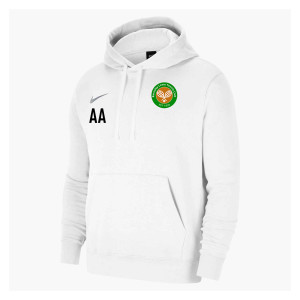Nike Team Club 20 Fleece Hoodie (M) White-White-Wolf Grey