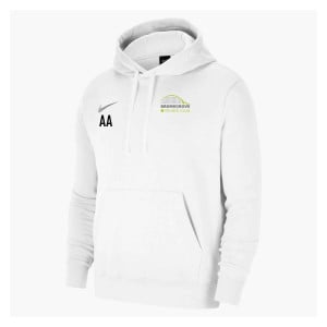 Nike Team Club 20 Fleece Hoodie (M) White-White-Wolf Grey