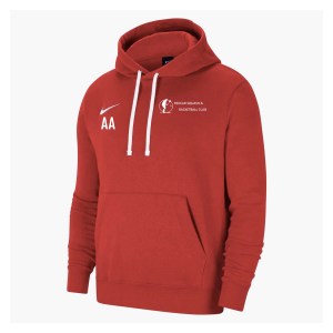 Nike Team Club 20 Fleece Hoodie (M) University Red-White-White