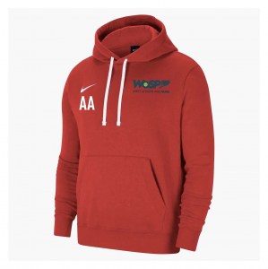 Nike Team Club 20 Fleece Hoodie (M) University Red-White-White