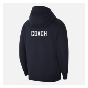 Nike Team Club 20 Fleece Full-Zip Hoodie (M) Obsidian-White-White