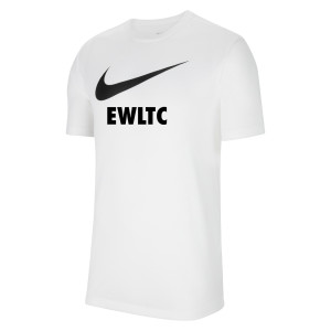 Nike Team Club 20 Swoosh Tee (M) White-Black