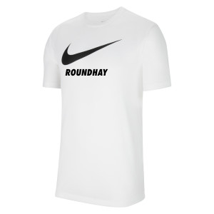 Nike Team Club 20 Swoosh Tee (M) White-Black