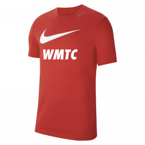 Nike Team Club 20 Swoosh Tee (M) University Red-White
