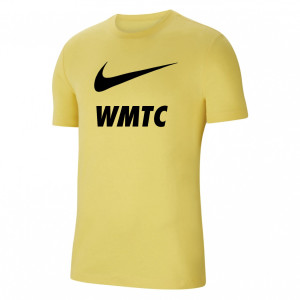 Nike Team Club 20 Swoosh Tee (M) Tour Yellow-Black