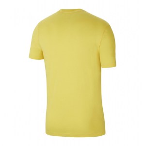 Nike Team Club 20 Swoosh Tee (M) Tour Yellow-Black