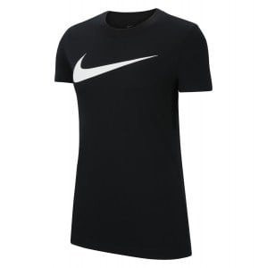 Nike Womens Team Club 20 Swoosh Tee (W) Black-White