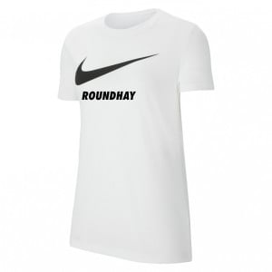 Nike Womens Team Club 20 Swoosh Tee (W) White-Black