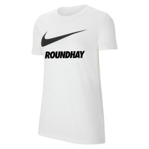 Nike Womens Team Club 20 Swoosh Tee (W) White-Black