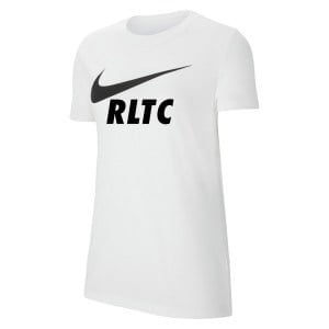 Nike Womens Team Club 20 Swoosh Tee (W) White-Black