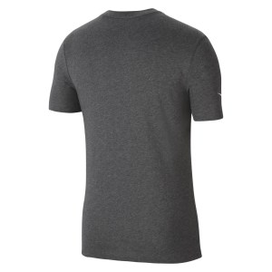 Nike Team Club 20 Cotton T-Shirt (M) Charcoal Heather-White