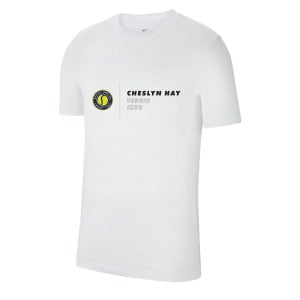 Nike Team Club 20 Cotton T-Shirt (M) White-Black