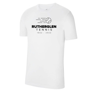 Nike Team Club 20 Cotton T-Shirt (M) White-Black