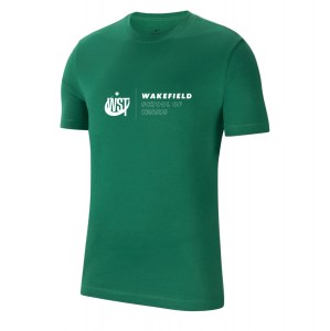 Nike Team Club 20 Cotton T-Shirt (M) Pine Green-White