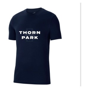 Nike Team Club 20 Cotton T-Shirt (M) Obsidian-White