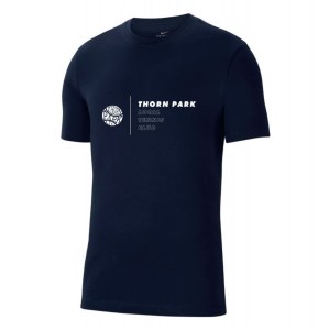 Nike Team Club 20 Cotton T-Shirt (M) Obsidian-White