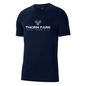 Nike Team Club 20 Cotton T-Shirt (M) Obsidian-White