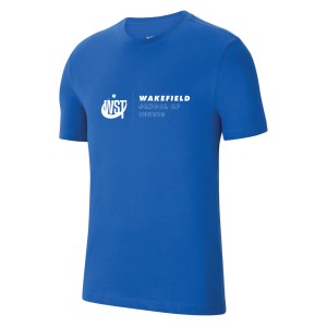Nike Team Club 20 Cotton T-Shirt (M) Royal Blue-White