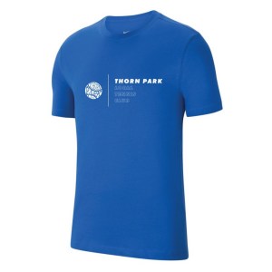 Nike Team Club 20 Cotton T-Shirt (M) Royal Blue-White