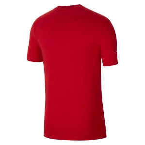 Nike Team Club 20 Cotton T-Shirt (M) University Red-White