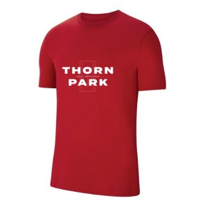 Nike Team Club 20 Cotton T-Shirt (M) University Red-White