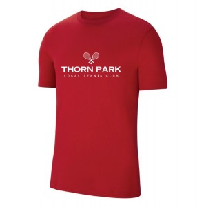 Nike Team Club 20 Cotton T-Shirt (M) University Red-White