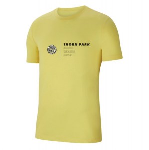 Nike Team Club 20 Cotton T-Shirt (M) Tour Yellow-Black