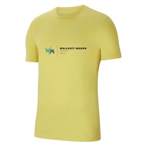 Nike Team Club 20 Cotton T-Shirt (M) Tour Yellow-Black