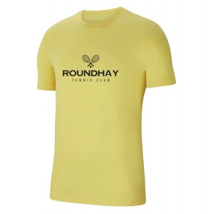 Nike Team Club 20 Cotton T-Shirt (M) Tour Yellow-Black