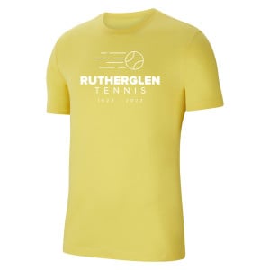 Nike Team Club 20 Cotton T-Shirt (M) Tour Yellow-Black